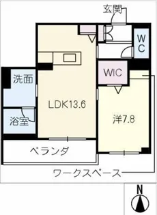 プレミアス御幸【2階】の間取り