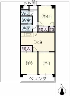 Tステージミカーレ【2階】の間取り