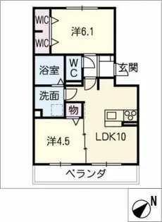 グラン セレーノ【2階】の間取り
