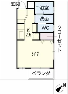 メゾン千種【3階】の間取り