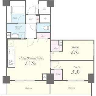 コンセール東桜【1階】の間取り