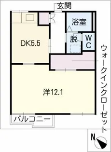 フォーブル青山【1階】の間取り