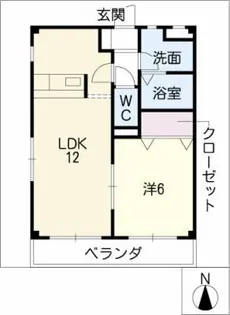 ハイツイトーピア【3階】の間取り