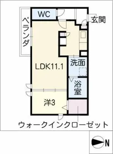 ヘーベルメゾン新栄【3階】の間取り