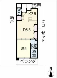 Arsa NEXT【5階】の間取り