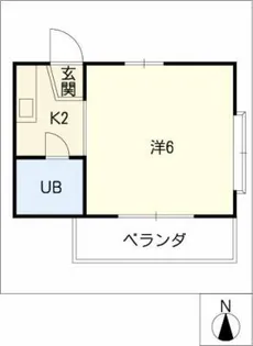 メゾン白鳥【2階】の間取り