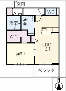 アルカディアSOU【2階】の間取り