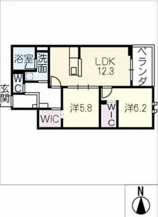 アルカディアSOU【2階】の間取り