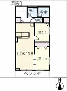 maison de shiva【1階】の間取り