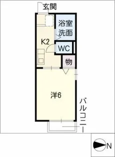 アーバン山手【1階】の間取り