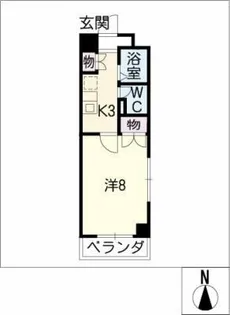 アセンド・コア【2階】の間取り