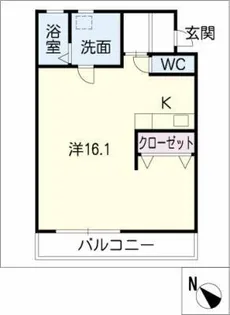アメニティ住崎Ⅲ【2階】の間取り