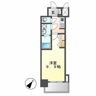 S-RESIDENCE大曽根駅前【4階】の間取り