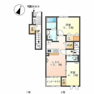 ガジュマル【2階】の間取り