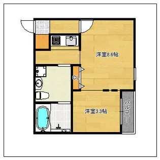Branche平尾III east【1階】の間取り