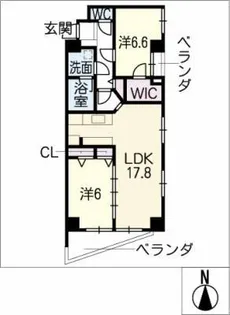 suiteS【4階】の間取り