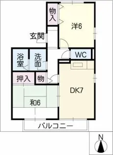 ハイツすみれ【1階】の間取り