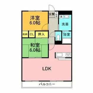 グランドヒルズ神ノ倉【2階】の間取り