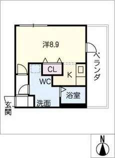 ブランシェ吹上LA SOEUR【1階】の間取り