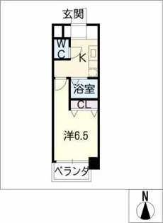 T’sドリーム名駅南【8階】の間取り
