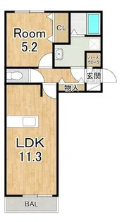 コモレビ ガーデン【3階】の間取り