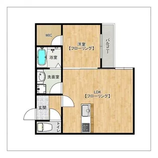 アドバンス空港東【1階】の間取り