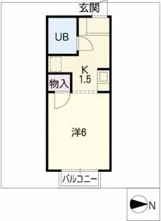 メゾン・ラポール A棟【2階】の間取り