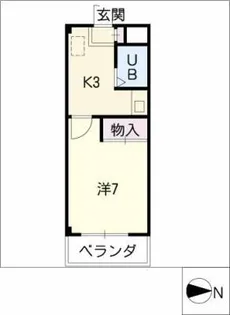 インサイドA【4階】の間取り