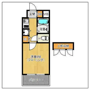 ダイナコート平尾山荘通り【5階】の間取り