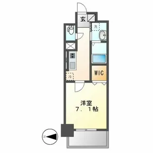 サクシード大曽根【8階】の間取り