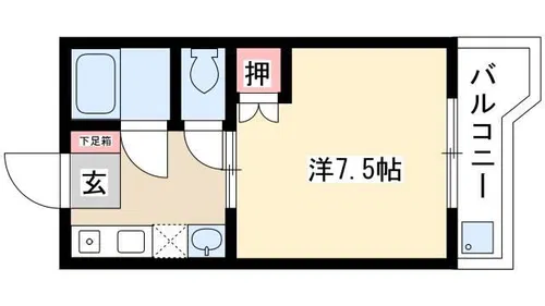 Amenity徳重【4階】の間取り