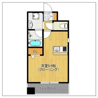 エンクレスト博多STYLE【236号室】の間取り