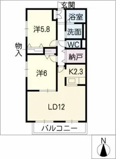 プレミール【1階】の間取り