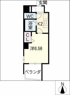 エコ・ファイブ守山【8階】の間取り