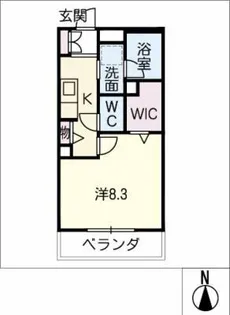 サニーランド【3階】の間取り