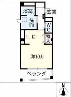 鍵屋 弐番館【2階】の間取り