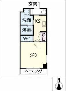本郷ビルISA【4階】の間取り