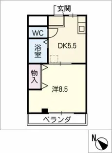 ヴィラローツェ【3階】の間取り