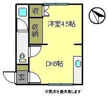 コーポ峰【2階】の間取り