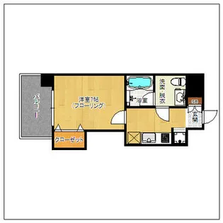 サンスクエア【8階】の間取り