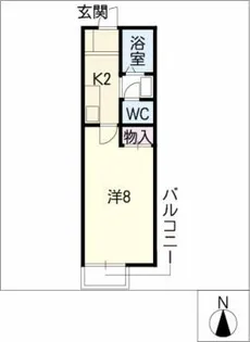 カーサローマ【1階】の間取り