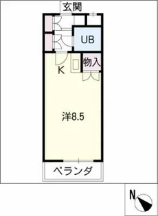 シャトルミエ【3階】の間取り
