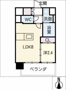 Felice Gokiso【9階】の間取り