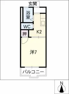 久田ハウス・Ⅰ【1階】の間取り