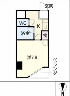 パラシオンFJ【8階】の間取り