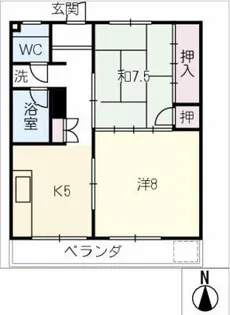 グリーンビル【2階】の間取り