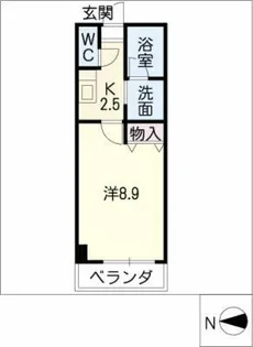 フレア エスペランサ【4階】の間取り