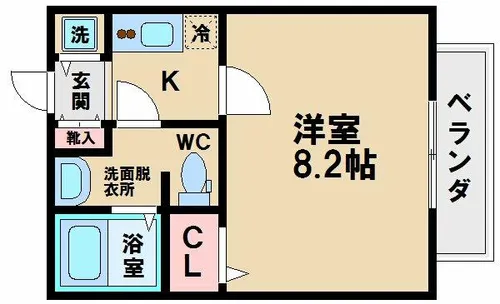 ビヤンルーチェ【2階】の間取り