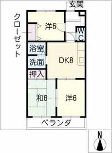 エターナル【3階】の間取り