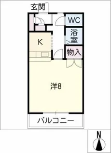 アネックス豊Ⅱ【1階】の間取り